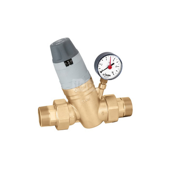 Regulator ciśnienia CALEFFI 5350, GZ 1 1/2'' z manometrem