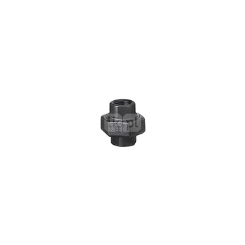 Śrubunek ODLEWNIA ZAWIERCIE U1/48oru/330oru żeliwo (czarne) 1 1/2'' (GW), z uszczelką