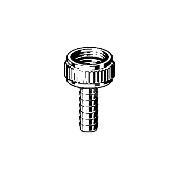 Złącze do podłączenia węża VIEGA 1814 mosiądz chrom Gwint wewnętrzny 3/4'' (uszczelnienie czołowe)