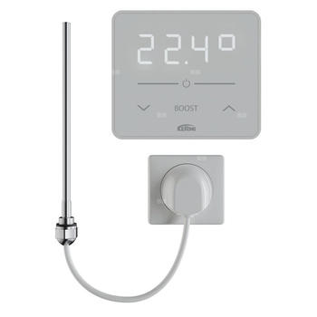 Wkład grzewczy WWS, 300 watów klasa ochrony 1, RAL 9017, Kermi