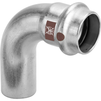 Łuk 90' VIEGA 17161, stal nierdzewna / stal nierdzewna, 54 mm (zw x zz)