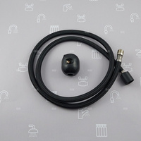 WĄŻ NYLONOWY Z CIĘŻARKIEM L=1500 MM BAT. INDIRA BLACK