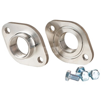 Zestaw przeciwkołnierzy stal nierdzewna, przył. 1'' dł.185mm szer.185mm Helix EXCEL/V WILO