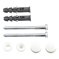 Zestaw do mocowania WC biały