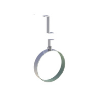 Uchwyt JEREMIAS TWIN61 stal nierdzewna fi 80/125 mm