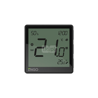 Regulator temperatury ENGO CONTROLS EONE-230B bezprzewodowy Zigbee z wyświetlaczem, montaż podtynkowy