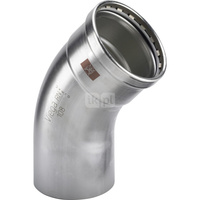 Łuk 45' VIEGA 17261XL, stal nierdzewna / stal nierdzewna, 88,9 mm (zw x zz)