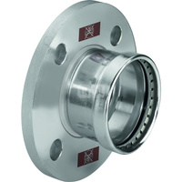 Złącze VIEGA 17591XL, stal nierdzewna / stal nierdzewna, DN 80 (zw x kołnierz)