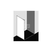 Ściana boczna prysznicowa KERMI Nica TWL SWS SR Opaco Clean 1230 mm x 2000 mm