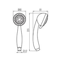 Słuchawka 3-funkcyjna Tosca