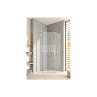 Kermi Kab. pieciok. PEGA 47L 0900x 2000 865-890 SIHG SR Opaco Clean Kabina pieciokatna (drzwi wahadłowe z polem stałym) pole stałe lewe