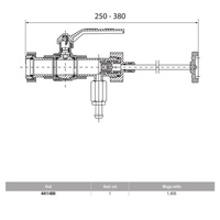 Demoblok - przyrząd do wymiany wkładu zaworu termostatyczego VECTOR 1/2- 15