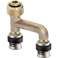 Złączka przyłączeniowa z SC, 25 x 25 x 1/2, brąz / błyszczący, numer wzoru 672578