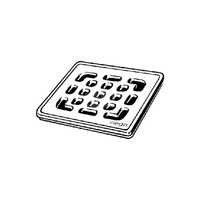 Rama, stal nierdzewna / błyszczący do odpływów prysznicowych VIEGA 49348