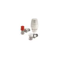 PAKIET TERMOSTATYCZNY KĄTOWY Z NASTAWĄ WSTĘPNĄ, USZCZELNIENIE TG CLIP-CLAP: R460, R401PTG, R14TG3/8"