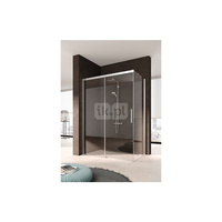 Kermi Drz. przesuw. Nica D2L 1000x2000 975-1000 SIHG ESG Clean,drz. przes. 2-cz. nadpodłog. z polem st., lewe