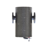 Filtroodmulnik koszowy FMKo 350 – DN150 z wyposażeniem dodatkowym, bez izolacji, ocynkowany