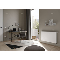 Kermi® x-flair® Plan V T22 605x605 423W,RAL9016, 10 bar,z osłoną,lewo