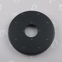 Rozeta z uszczelką do baterii wannowej wolnostojącej MOZA BLACK