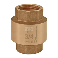 Zawór zwrotny FERRO z elementem zamykającym z tworzywa 6/4'' GW PN 10 max. 100'C