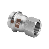 Przejściówka VIEGA 1712, stal nierdzewna / stal nierdzewna, 35 mm x 1'' (zw x gw)