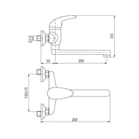 GALEO Bateria kuchenna ścienna