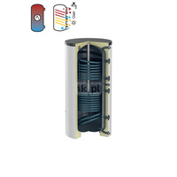 Podgrzewacz FLAMCO MEIBES DUO-SOLAR z wężownicą, 500 l, Spiralny, Emaliowany, 45.2 kW, 10 / 16