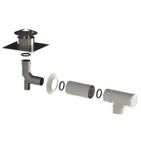 Trójnik powietrzno-spalinowy 87' Concept By JEREMIAS pp z uszczelką 80/125mm