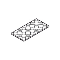 Panel dekoracyjny grzewczy chłodniczy VIEGA 123811 płyta gipsowo-włóknowa, wym. 620 mm x 310 mm x 18 mm