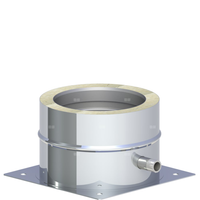 Płyta fundamentowa z odpływem skroplin w bok montaż na cokole