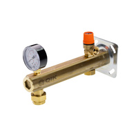 Grupa bezpieczeństwa QIK GBM do CWU, 3 bar szybkozłącze do naczynia zbiorczego z oringiem 3/4"