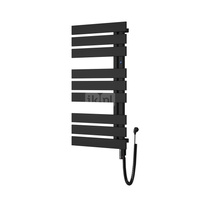Grzejnik elektryczny (suszarka) INSTAL-PROJEKT NAMELESS ELECTRO, wym. 930 (1035 z grzałką)/400 mm, kolor czarny mat, moc 300 W