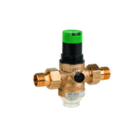 Regulator ciśnienia, ze śrubunkami, 1/2", wersja bezołowiowa