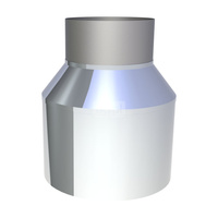 Zakończenie wylotu rury TWP DN 80/125 wysoki połysk