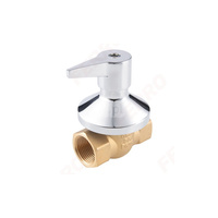 Zawór kulowy FERRO F-POWER 1/2'' GW, uchwyt: dźwignia