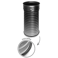 Rura PP dwuścienna z kielichem SN 8 i z uszczelką MCEM 500 x 3000 SN8