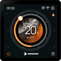 Internetowy regulator temp. E2233 Smart Grey Grafit Podtynkowy zasilany 230V