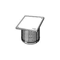 Advantix-nasadka wymiar systemowy 100, z możliwością zamknięcia, masywne wykonanie, nr wzoru 4934.31 L: 100 B: 100 H: 5