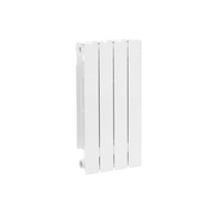 Grzejnik żeberkowy KFA Armatura ADR600/4 aluminium, podłączenie boczne 670 x 322 mm, kolor biały