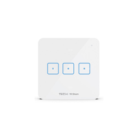 Włącznik trójpolowy Single WS-03, komunikacja bezprzewodowa TECH WTP, kolor Biały