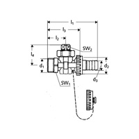 Zawór kurkowy spustowo-napełniający 3/4' 12,5 bar