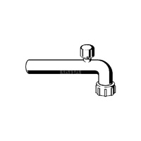 Łuk odpływowy 90 st. tworzywo sztuczne, nr wzoru 7985.01-881 DN1: 40 DN2: 40 L: 220