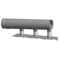 Kolektor koncentryczny DN 130/200 dla kaskady 2 kotłów Victrix Pro V2 35-55