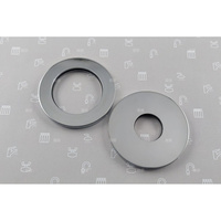 Komplet rozet z uszczelkami do baterii umywalkowej podtynkowej MOZA CHROM