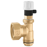 Zakończenie rozdzielacza 1"GW. Z ręcznym odpowietrznikiem.