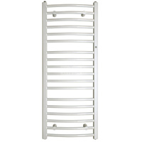 Grzejnik drabinkowy INSTAL-PROJEKT AMBRA R, wym. 1038 x 600 mm, kolor biały/white silk, moc 486W