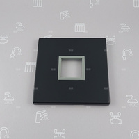 Rozeta z uszczelką do baterii wannowej wolnostojącej LOGON BLACK