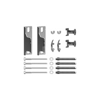 Zestaw konsoli ściennych krótkich do grzejników płytowych/ścian grzewczych, odległość od ściany 30mm