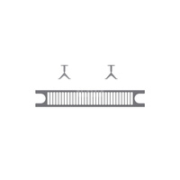 OSŁ. GÓRNA TYP20/21 GRZ. PION. DŁ.=600RAL9016