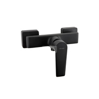 ESTO BLACK Bateria natryskowa ścienna